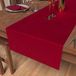 Soleil d'ocre, Tafelloper, 40 x 180 cm, luxury, rood