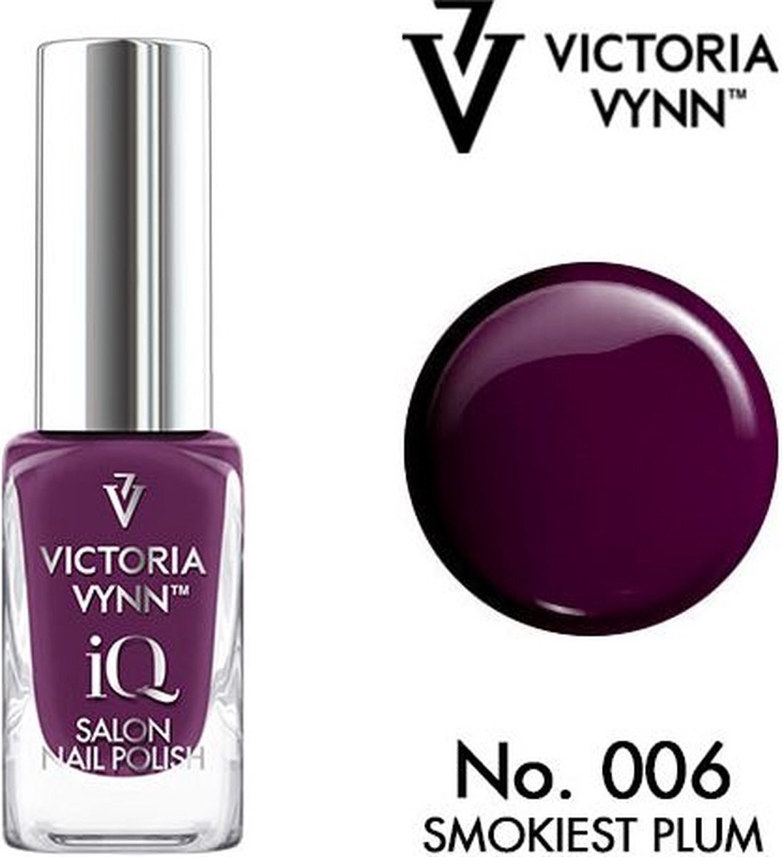 VICTORIA VYNN™ Victoria Vynn - IQ Nail Polish - ( NAGELLAK ) - 006 - Smokiest Plum - 9ml