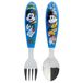 STOR 2-delig Kinderbestek Set Mickey Mouse Roestvrij Staal Vork en Lepel met Gedecoreerd Handvat BPA-vrij voor Kinderen