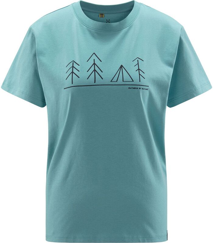 Haglöfs Camp T-shirt Dames - blauw - XS - 2023