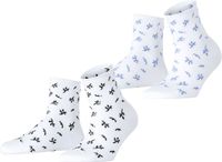 Esprit Twig 2-Pack gedessineerd katoen multipack sokken dames veelkleurig - maat 35-38