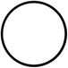 O-RING, CILINDERMOUW