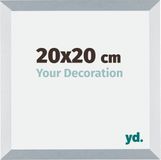 Your Decoration - Cadre photo 20x20 cm - MDF - Aluminium brossé - Mura