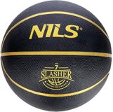 Nils Slasher - Basketbal - Zwart - Maat 7 - Duurzaam Rubber