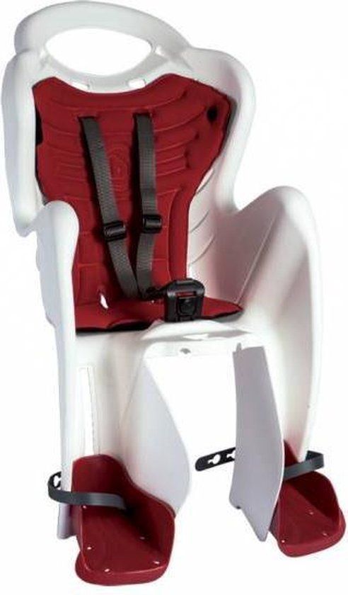 Bellelli Mr Fox Achterzitje Zadelbuis Bev. - Wit/Rood