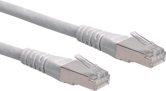 Roline patchkabel Cat.6 (Klasse E) S/FTP (PiMF), grijs, 2 m