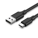 Ugreen - kabel - USB - USB Type C - 480 Mbps - 3 A - 1,5 m - zwart - (US287-60117)