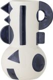 Bloomingville vaas Graphica blauw