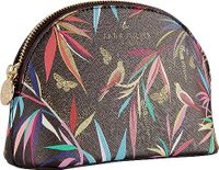 Sara Miller Beauty Bamboe kleine cosmetische make-up zakje tas (zwart)