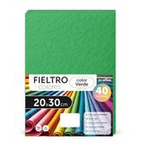 m-office Kleurrijke luiers, vilt om te knutselen, naaien en patchwork, materiaal voor scrapbooking en decoraties, set voor doe-het-zelf kleuren, ideaal voor knutselen en knutselen, 20 x 30 cm, groen