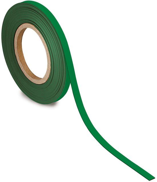 MAUL Magneetband metaal 10 m x 1 cm x 1 mm groen