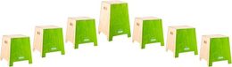 Klaslokaal Nino Percussion Klaslokaal Stapelbare Cajon Box Drum—Groepsritmeset, 7 st.