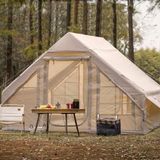 Merkloos Lovue - Campingtent voor 4 personen, Tipitent, Opblaasbaar, Creme