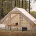 Merkloos Lovue - Campingtent voor 4 personen, Tipitent, Opblaasbaar, Creme