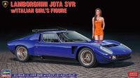 Hasegawa Modelbouwpakket Auto - 20472 Lamborghini Jota SVR with Lady Figure Plastic - 1:24 - Modelbouw