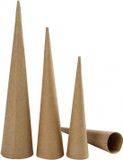 Merkloos Creativ Company B.V. Hobby kegels - 3x - papier mache - hobby - knutselen - vormen - surprises maken