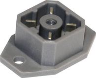 HTP BP3N04000-F Zwart Aantal polen:3 + PE Inhoud: 1 stuk(s)