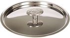 Pentole Agnelli Linea 1907, deksel van gepolijst staal met ponticello, zilver, 20 cm