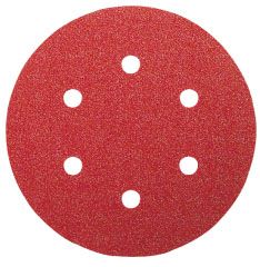 Bosch 2609256A35 - Accessoires voor schuurmachines - rood - 6 stuks