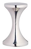 KitchenCraft KCLXCOFTAMPER Le'Xpress tweezijdige koffiestamper, roestvrij staal, zilver