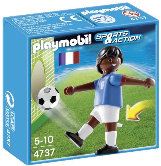 PLAYMOBIL Voetbalspeler Frankrijk B/Joueur équipe France B