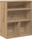 vidaXL Boekenkast - 60x30x71,5 cm - Bewerkt Hout - Artisanaal Eikenkleur