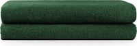 Blumtal Terry Handdoeken Set - 2 x Baddoek - 70 x 140 cm - Donkergroen