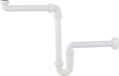 KIRCHHOFF PP ruimtebesparende sifon, 1 1/4" x 32 mm, voor wastafel
