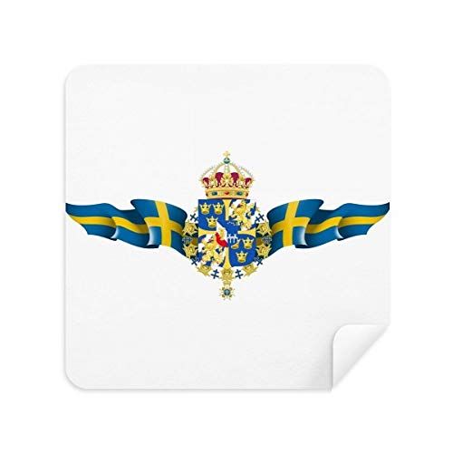 DIYthinker Zweden Nationaal Embleem Land Symbool Bril Reinigingsdoek Telefoon Scherm Cleaner Suede Stof 2 stks