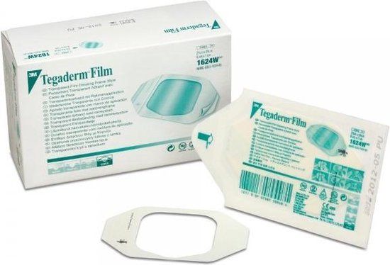 3M Tegaderm Transparante Folie Pleister 6x7cm 100 Stuks
