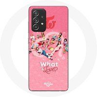 TWICE Hoesje voor Samsung Galaxy A33 5G Rode Poster Wat Is Liefde Maniacase