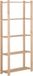 vidaXL Opbergrek 5-laags 80x28,5x170 cm massief grenenhout
