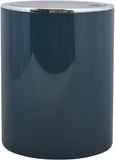 MSV Bad serie Aspen Design cosmetica-emmer badkamer pedaalemmer met kanteldeksel afvalbak met kanteldeksel 6 liter (diameter x h): ca. 18,5 x 26 cm pastelpetrol