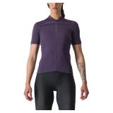 Castelli Anima 4 Korte Mouw Wielertrui Paars L Vrouw