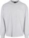 Urban Classics Pigment Dyed Pocket Longsleeve shirt - M - Grijs