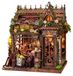 Bois Miniatuurhuis-bouwpakket, vintage café, LED, 404 onderdelen