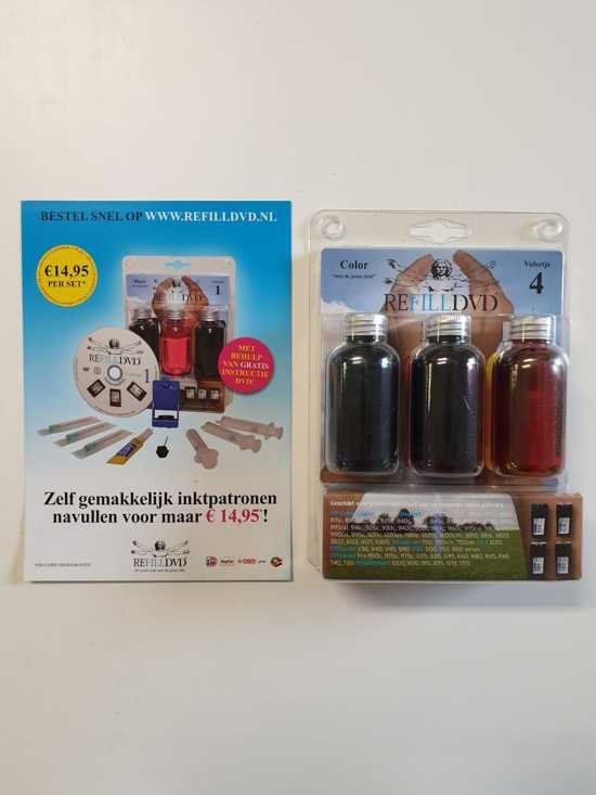 Printer Inkt Refiller Vulset 4 - 5414465352539