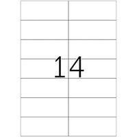 HERMA Special - Papier - mat - verwijderbare zelf-klevende laag - wit - 105 x 42.3 mm 350 etiket(ten) (25 vel(len) x 14 etiketten