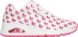 Skechers UNO - LIVE COLORFULLY Dames Sneakers - Wit