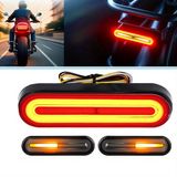 NCD E-Commerce Handel GmbH Feux de jour à LED en deux parties Convient pour motos, y compris les clignotants gauche et droit