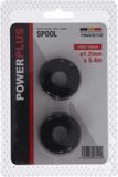 Powerplus Spoel grastrimmer POWACG1142 - ronde draad bobijn - 5,4m draad - Geschikt voor POWXG8010LI - 2 st.