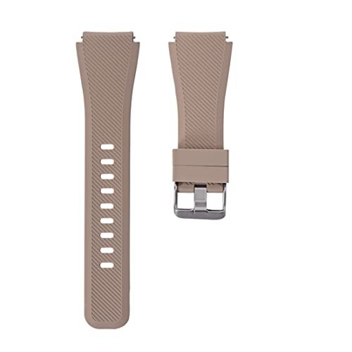 Systems Armband flexibel silicone 22 mm lichtbruin voor Samsung Gear S3