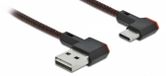 DeLOCK 85283 USB-kabel USB 2.0 2 m USB A USB C Zwart