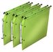 Elba Ultimate PP hangmappen voor kast, V-vloer, polypropyleen, ondoorzichtig, blauw, 10 stuks Fond V Groen