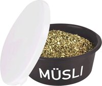 Muesli Bowl With Lid - Turquoise - For Horses