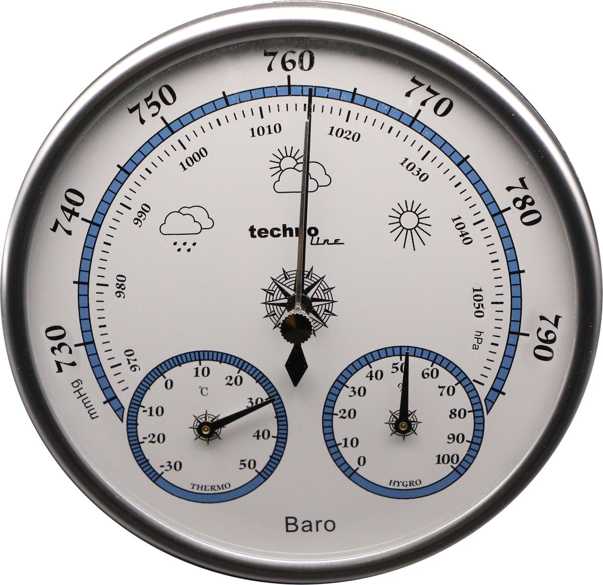 technoline Thermometer / Hygrometer - Weervoorspelling - WA 3090