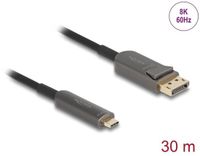 Delock Active Optical Cable USB Type-C™ to DisplayPort 8K 60 Hz 40 Gbps 30 m