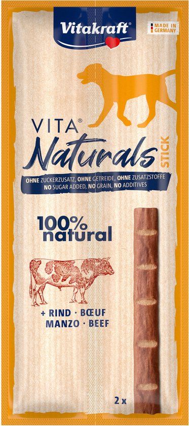 Vitakraft Vita Naturals Dog Stick - Hondensnacks - Rund