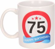 Bellatio Decorations 75 jaar Verjaardag koffiemok