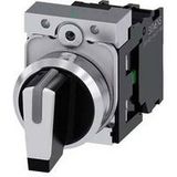 Siemens 3SU11502BM601NA0 3SU1150-2BM60-1NA0 Levier commutateur Positions de commutation 3 IP67 1 pièce(s) Piece